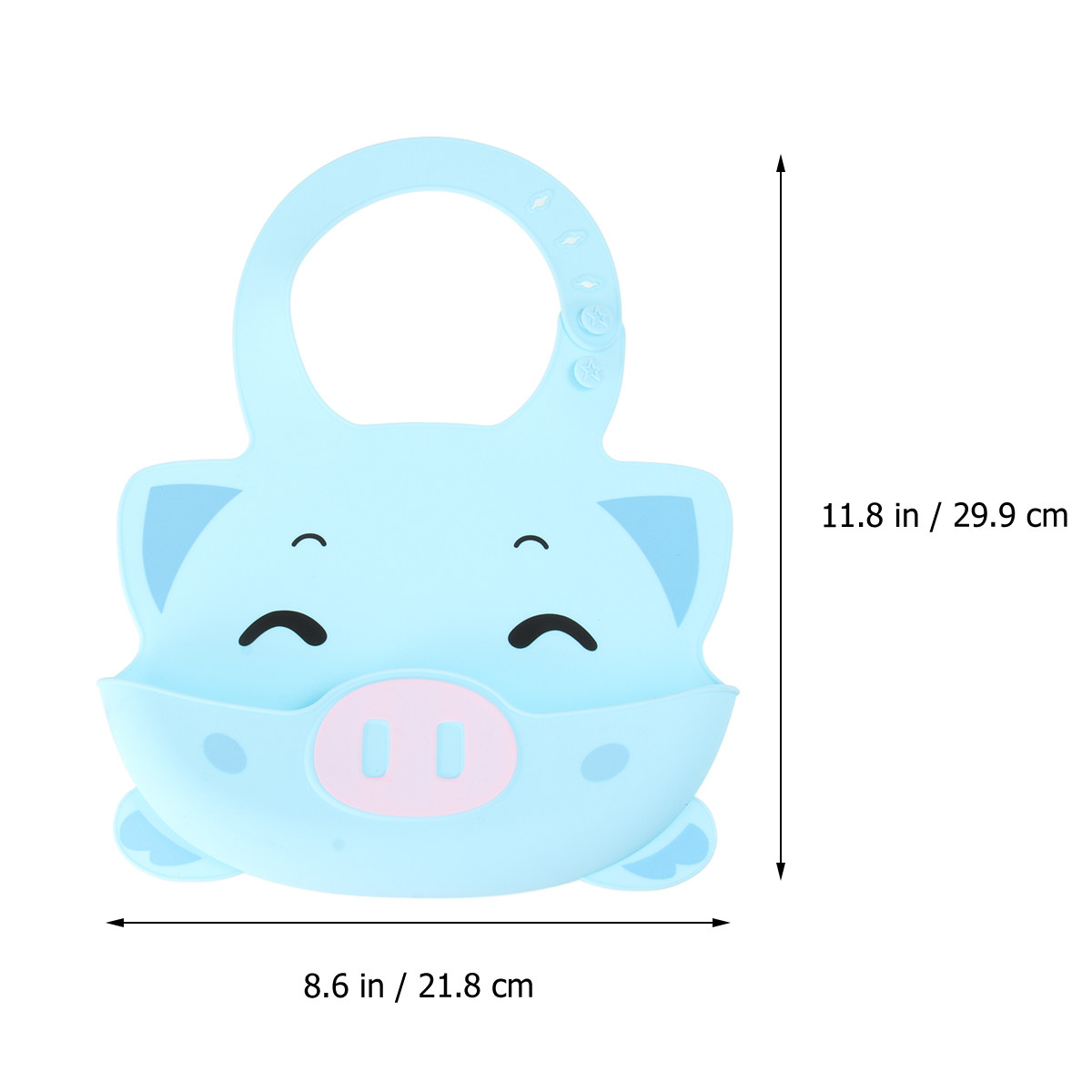 1Pcs Soft Silicone Waterproof  - Waterproof Baby Bibs Silicone 评论和价格