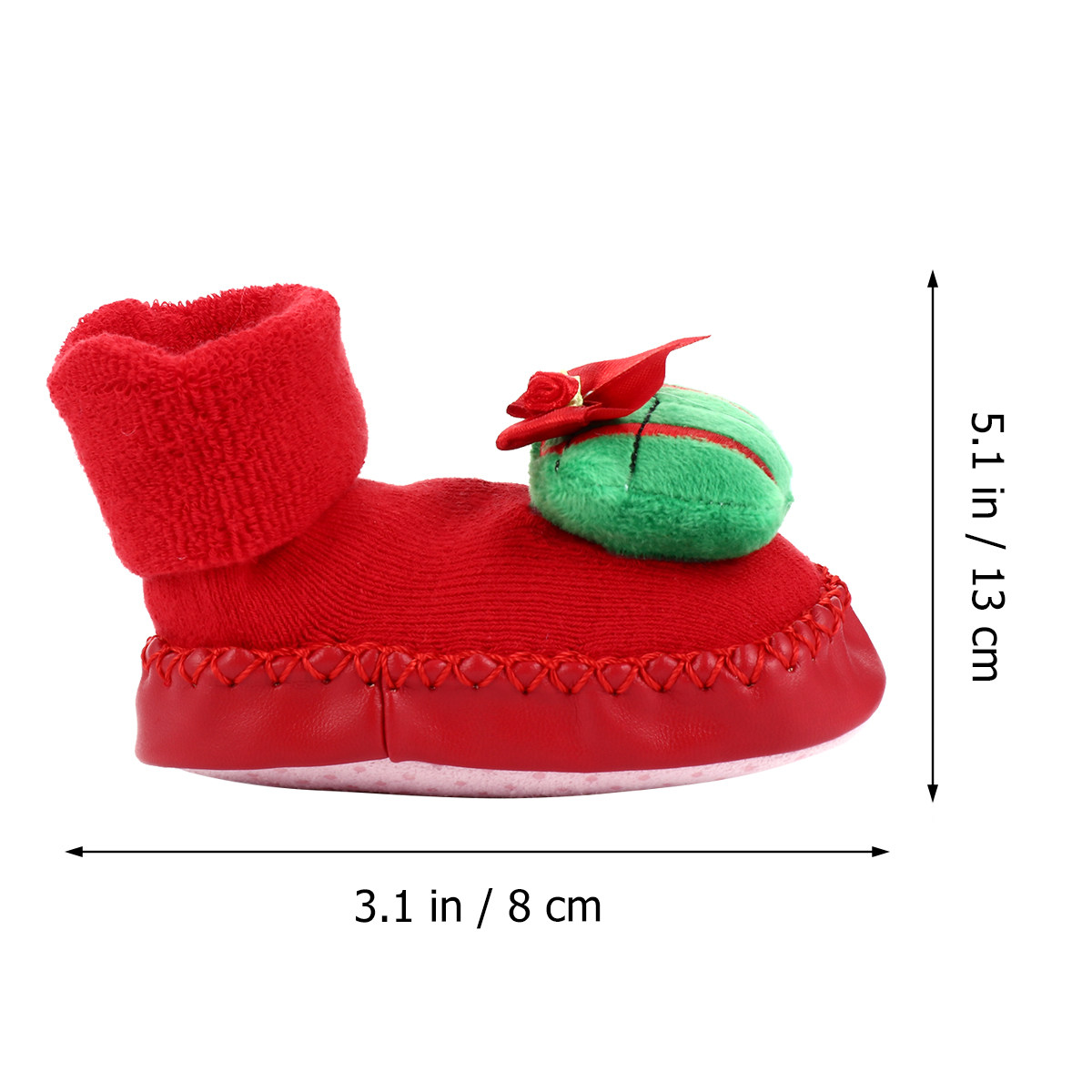 1Pair Anti-Skid Toddler Floor  - Unisex Baby Socks Non Slip 评论和价格