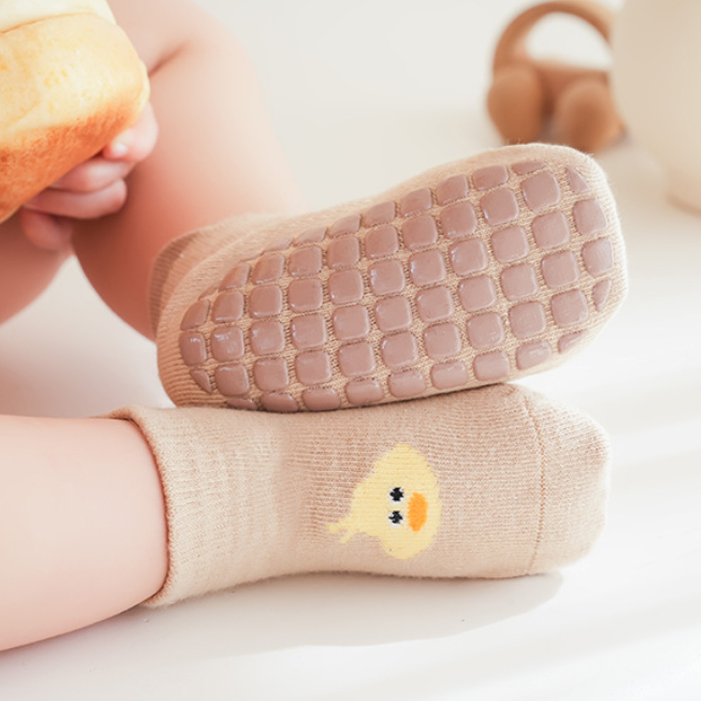 6 Pairs Cartoon Anti-slip Sock - Unisex Baby Socks Non Slip 评论和价格